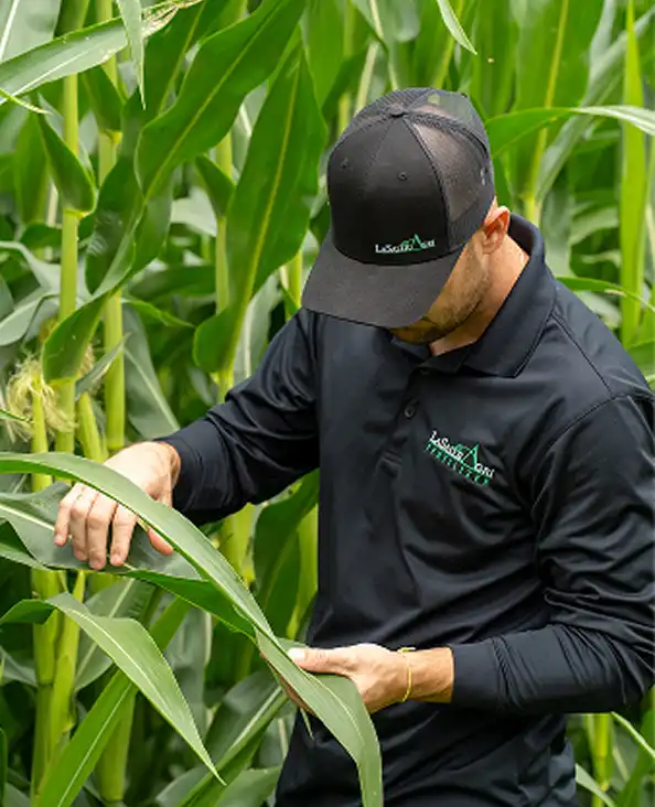 A LaSalle Agri Fertilizer representative will scout your fields, and review yield response nutrient samples.